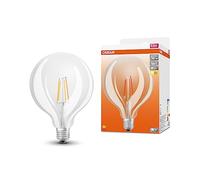 OSRAM LED Globe étoilé 125 60 Filament 7W 827 Clair E27 - Lampes LED socle E27