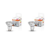 Osram LED Star PAR16 pour spots et spots en blanc lumière du jour (6500 K), transparent, diamètre 50 mm, avec 6,9 W pour 620 lm, culot à broches GU10 retrofit, verre sans plomb, IP20