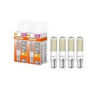 OSRAM LED Star Special T SLIM, lampe spéciale LED, culot B15d, blanc chaud (2700K), en remplacement d'une ampoule conventionnelle de 60W, 4-pack