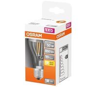 OSRAM - LED std clair filament argentée 6.5W E27 650lm 2700K chaud