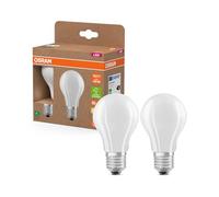 OSRAM HOMELIGHTING 4099854253775 LED CEE A (A - G) E27 forme de poire 7.2 W = 100 W blanc chaud (Ø x H) 60 mm x 60 mm à filament 2 pc(s)