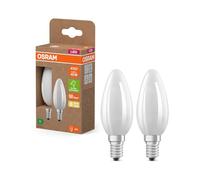 OSRAM HOMELIGHTING 4099854253805 LED CEE A (A - G) E14 forme de flamme 2.2 W = 40 W blanc chaud (Ø x H) 35 mm x 35 mm 2 pc(s)