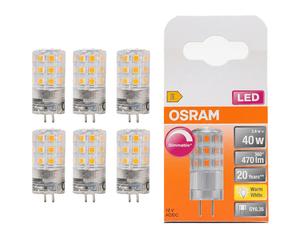 OSRAM LEDPIN40D CL - 3,8W GY6.35 Dimmable Blanc Chaud (Pack de 6)
