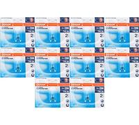 Osram Lot de 10 ampoules halogènes 66748 48 W 230 V G9 HALOPIN