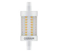 OSRAM Lot de 10 x LED LINE R7S | Tube Crayon LED culot R7s, 7W = 60W équivalent incandescent | Blanc chaud | 2700K