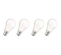 OSRAM Lot de 4 Ampoules LED B22 standard dépolie 9 W équivalent a 60 W blanc chaud blanc G
