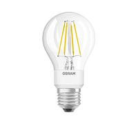 OSRAM Lot de 4 x Ampoule LED | Culot: E27 | Blanc chaud dynamique | 2200…2700 K | 4,50 W | équivalent à 40 W | clair | LED Retrofit CLASSIC A GLOWdim