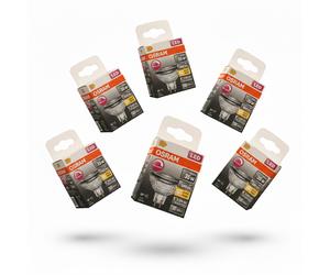 Osram LSMR16D3536 LED MR16 - Dimmable, Blanc Chaud (Pack de 6)