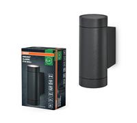 Osram Luminaire d’extérieur ENDURA CLASSIC ITYS W, applique murale, GU10, gris foncé, aluminium, installation facile, diffuseur en verre ou en PMMA e protection IP65,éclairage indirect