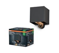 Osram Luminaire extérieur ENDURA STYLE ADJ BEAM, 2,5W, 180lm, gris foncé, éclairage indirect, détecteur de mouvement, capteur de lumière du jour, IP54, température de couleur 3000K, ton blanc chaud