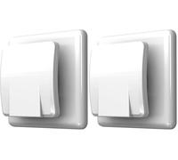 Osram LUNETTA Slim veilleuse blanche 3000K LED 3 lm 0,3 W avec capteur jour/nuit, IP20, émission de lumière indirecte, installation sur prise (Lot de 2)