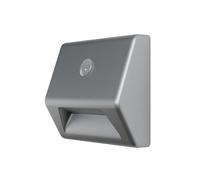 Osram Veilleuse LED NIGHTLUX Stair – Détecteur de mouvement, IP54, 4000 K, Argenté, sur piles