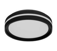 Osram Orbis Noemi Plafonnier LED 285mm, Noir, 3000K blanc chaud, 3 niveaux de gradation, Click-DIM, IP20