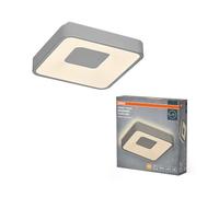 Osram ORBIS Piana Plafonnier LED 290mm, 16W, 3000K blanc chaud, Click-DIM, Argent, Métal, IP20