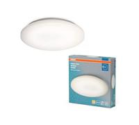 Osram Orbis plafonnier Capteur applique 400mm, luminaire étanche aux éclaboussures en aluminium blanc, protection IP44, pour salle de bain, passages et couloirs