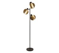 OSRAM OSRAM DECOR Globe plié Lampadaire 3x E27, 360mm, Or, Acier électroplaqué,
