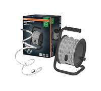 Osram Outdoor Flex Bande LED 15M IP65, blanc froid, extensible jusqu'à 50 m, in vec enrouleur, accessoires de montage, câble de connexion