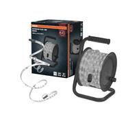 Osram Outdoor Flex Bande LED 15M IP65, blanc froid, extensible jusqu'à 50 m, in vec enrouleur, accessoires de montage, câble de connexion