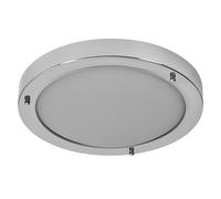Osram Classic Round Plafonnier de salle de bain 280 mm E27 | Plafonnier de salle de bain, chromé, 310 mm de diamètre, 1 pièce
