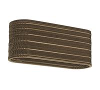 OSRAM Plafonnier Decor Cardboard Oval marron en carton ondulé, 3xE27, longueur 6