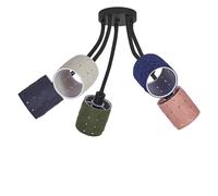 OSRAM Plafonnier Decor Felt Weaving Cans en feutre et métal, 5xE14, long. 630 mm
