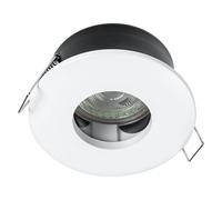Osram plafonnier encastrable avec GU10 LED 4.3W, blanc, IP65, pour salle de bain & intérieurs, accessoires montage inclus