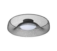 OSRAM Plafonnier LED Decor Mesh, Métal Noir, 300mm, 18. 5W, 1130lm, 3000K blanc