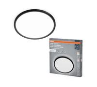 Osram Plafonnier noir, 3000 K / 4000 K, blanc chaud, 1350 lm, 18 W, 29,3 | Couleur du produit Noir, 3000 Kelvin, 1350 Lumen, 293 mm diamètre, 25000 h Durée de vie, IP54, 1-Pack
