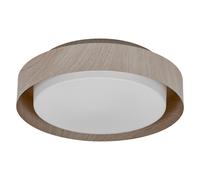 OSRAM Plafonnier ORBIS MADRID 290mm, couleur bois, culot E27, peut être équipé d