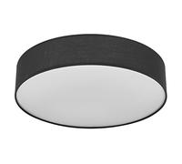 Osram Plafonnier ORBIS PARIS 400mm, noir, culot 2xE27, peut être équipé d'une ampoule connectée, de haute qualité, design moderne, avec abat-jour en tissu, adapté à un usage intérieur, rond, IP20