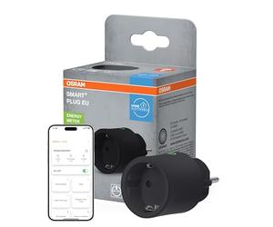 OSRAM Prise EU SMART+ Matter Plug, 2 300 W, 10 A, IP20, noire, compatible
