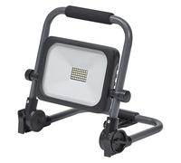 Osram Projecteur de travail LED VAL BAT, gris foncé/noir, 20W, 2000lm, blanc froid, alimenté par batterie, fonction de charge USB grâce à la banque d'alimentation intégrée, portable, IP54, 6500K.