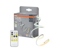 Osram Ruban LED FLEX COB 1,5M TW RC, jaune, 14W, 500lm, blanc chaud à froid contrôlable, technologie COB, répartition lumineuse homogène, avec télécommande, longue durée de vie, installation facile,