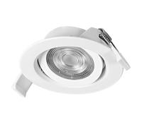 Osram set de spots encastrés gradables via interrupteur mural, blanc en aluminium, avec module LED et driver intégrés, protection IP20 pour l'intérieur comme plafonds suspendus