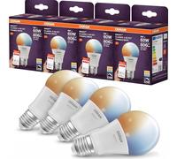 Osram SMART+ A60 E27 9W TW Zigbee - Lot de 4 Ampoules Intelligentes