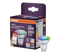 Osram SMART LED Spot PAR16 Réflecteur GU10, 4,9 W ZigBee 3.0, RGBW 16 millions de couleurs, dimmable, contrôle par application, Alexa