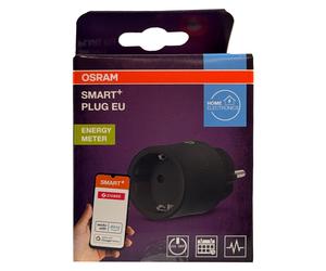 Osram SMART+ Plug Zigbee EU Noir - Pack de 4 avec Suivi Énergétique
