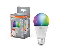OSRAM SMART+ RGBW, lampe LED E27 avec Matter over Wifi, spécialement conçue pour ALEXA, remplace 60W, blanc chaud à blanc froid, 16 millions de couleurs RGB, pack de 1,non compatible avec appli SMART+