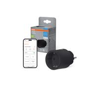 OSRAM Prise SMART+ Matter EU 2 300 W 10 A IP20 Noire compatible avec Alexa Google Home Apple HomeKit
