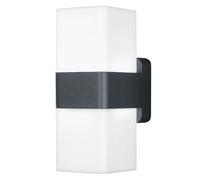 Osram SMART+ Wifi Cube UpDown luminaire extérieur gris foncé en aluminium, protection IP44, pour jardin, balcon et terrasse