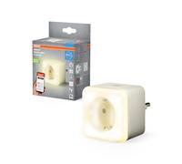 OSRAM SMART+ WIFI Prise UE avec veilleuse en blanc, protection IP20, pour l'intégration d'appareils dans la maison intelligente et la sécurité