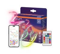 Osram SMART WIFI Rubans décoratifs COB avec MAGIC RGB et effet lumineux homogène avec télécommande, 22 W, gradable, IP20, blanc, silicone, source lumineuse non interchangeable