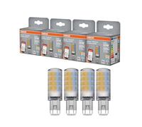 Osram SMART+ WiFi SPÉCIAL PIN CL 30 Ampoule LED culot G9, 3,5W, 320lm, 2700K à 6500K, fonction lumière chaude à blanche, dimmable, longue durée de vie, contrôlable par application,4-Pack