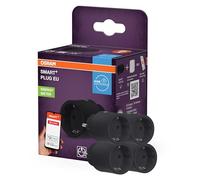 OSRAM SMART+ ZIGBEE prise UE en noir, prise intelligente avec contrôle de | Couleur du produit Noir, , 48 mm diamètre, Durée de vie, IP20, 1-Pack