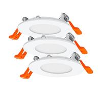 Osram Spot encastré LED Downlight Slim 85mm, 4.5 W, 4000K Blanc froid, 240lm, Blanc, Plastique, Driver intégré (Lot de 3)