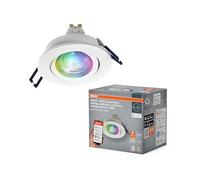 Osram Spot LED Smart Matter GU10 RGBW flexible blanc, 4,7 W, Smart Home, aluminium, contrôle par application, changement de couleur
