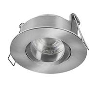 Osram Spot Set Spot LED encastrable IP65 Press 840 nickel satiné, 4,5 W 4000 K blanc neutre, pièce humide, lot de 3