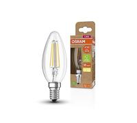 Osram Superstar + Classic B Fil 40 LED lampe, E14, Mini-Tens Shape, 2,5 W, 470lm, 2700K, Lumière blanche chaude, technologie de filament LED, Efficacité énergétique
