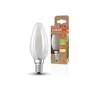 Osram Superstar + Classic B GLFR 40 LED lampe, E14, Ministry Form, 2,5W, 470LM, 2700K, CHARGE LUMIÈRE, TECHNOLOGIE DE FILAAGE LED, Consommation très faible d'énergie, Efficacité énergétique
