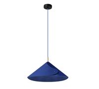 OSRAM Suspension Decor Flip E14 Bleu 500mm, Lampe suspendue, Feutre, Acier, avec abat-jour réglable